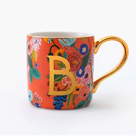 Rifle Paper Co. x Anthropologie Garden Party Monogram Mug - Picture 8 of 10